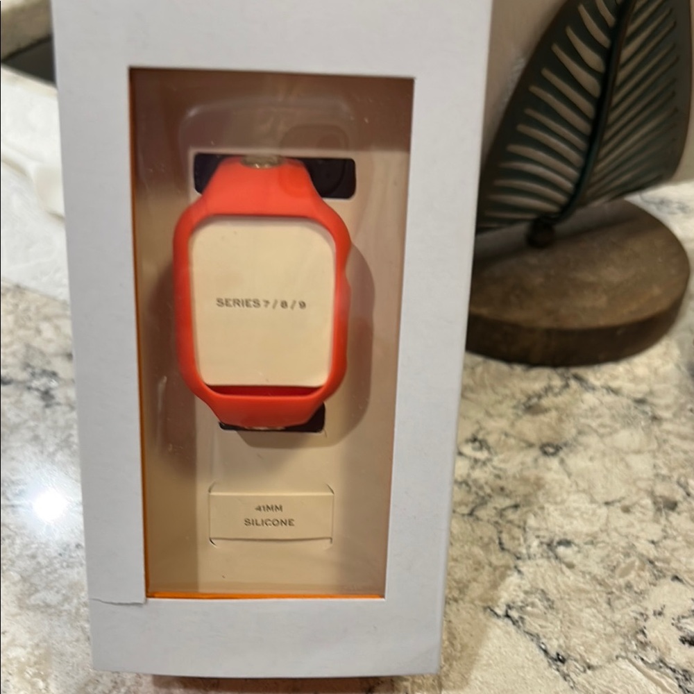 Tory Burch Smartwatch with Bright Orange Band